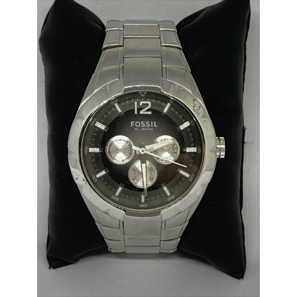 Fossil BQ9369 Men's Silver Stainless Steel Analog